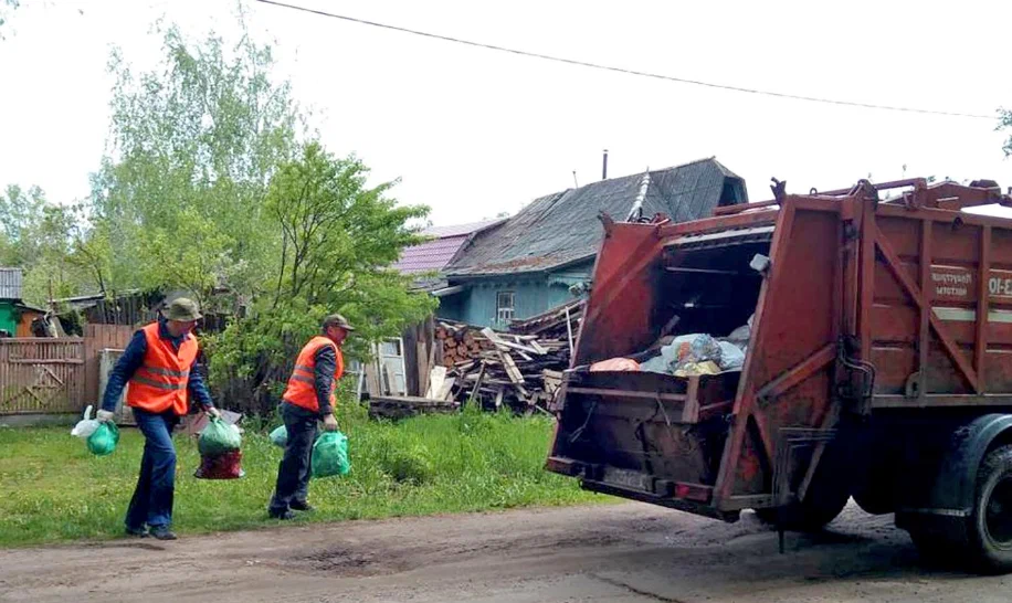 Вывоз мусора из частного дома в Архангельске в октябре