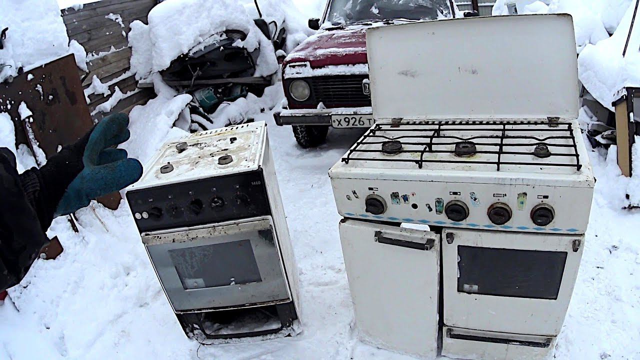 Вывоз газовых плит с утилизацией в Архангельске в октябре