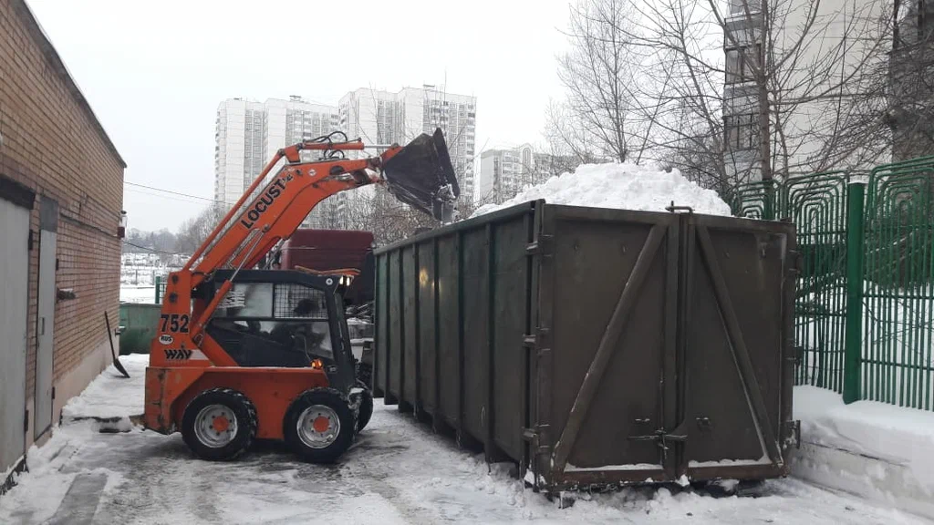 Вывоз снега контейнерами в Архангельске — цена от 3290 руб., заказать контейнер для снега в ПроМусор